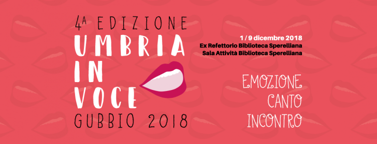 Umbria in voce 4 edizione 2018